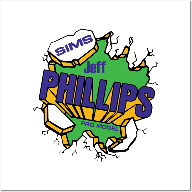 Sims Jeff Phillips Skateboard Wall Art by zavod44